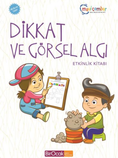Dikkat Ve Görsel Algı Etkinlik Kitabı - Mavi Çember (48 Ay ve Üzeri)